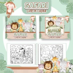 Safari – Big Livros de Colorir