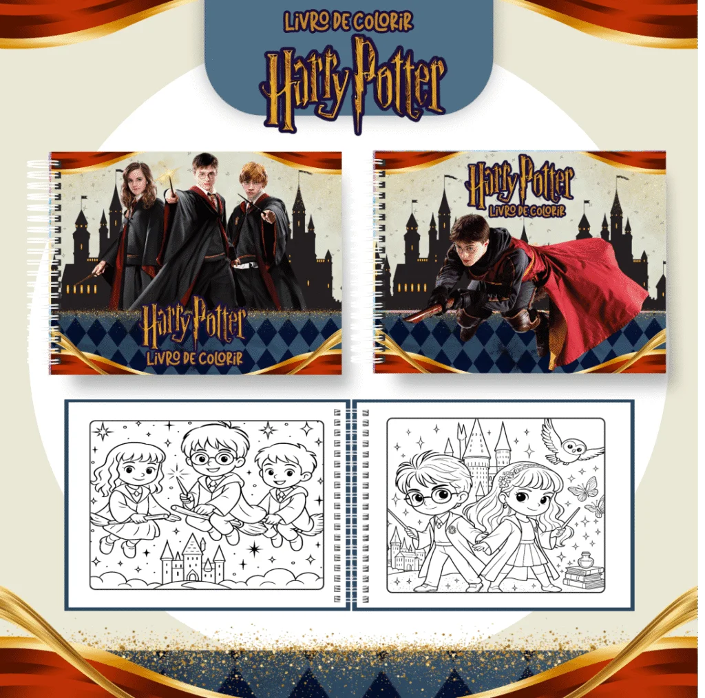 Harry Potter – Big Livros de Colorir