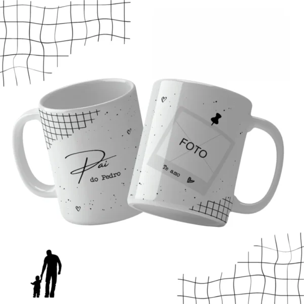 Dia dos Pais Minimalista – Estampas Canecas - Imagem 5