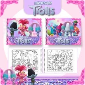Trolls – Big Livros de Colorir