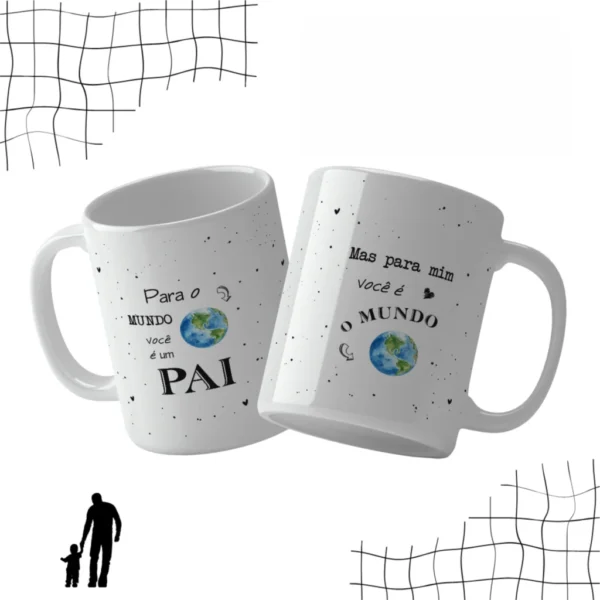 Dia dos Pais Minimalista – Estampas Canecas - Imagem 6