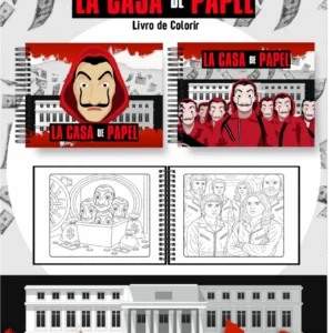 La Casa de Papel – Big Livros de Colorir 2