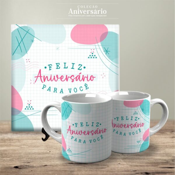Artes Canecas e Azulejos Aniversário V24 (Vintage) - Imagem 18