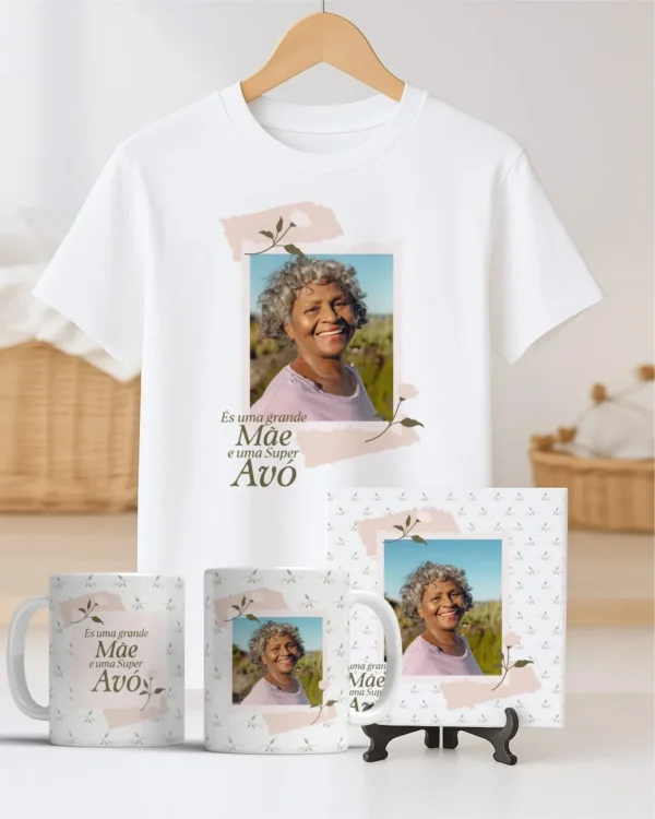 TRIO Caneca | Camisa | Azulejo Avós V4 (Vintage) - Imagem 29