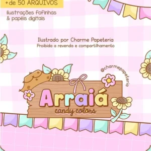 Arraiá Candy colors – Kit Digital