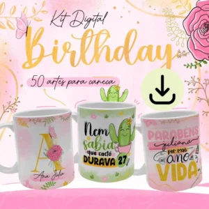 Combo Aniversário – Estampas Canecas