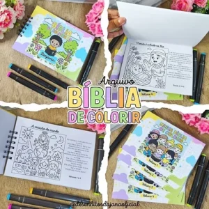 Bíblia de Colorir (Desenhitos da Jana)