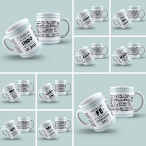 Kit Artes Caneca Frases – Dia dos Pais