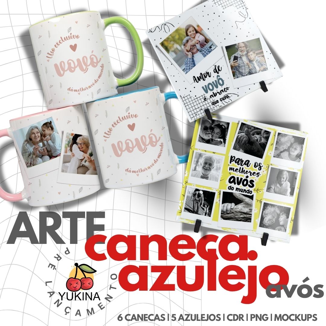 Arte Caneca|Azulejo Avós
