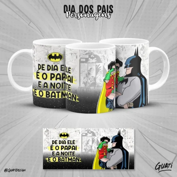 Dia dos Pais Personagens - Estampas Canecas - Imagem 11