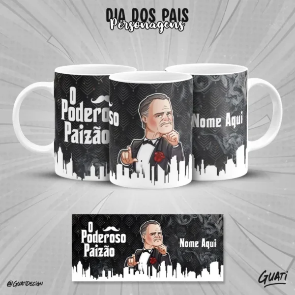 Dia dos Pais Personagens - Estampas Canecas - Imagem 12