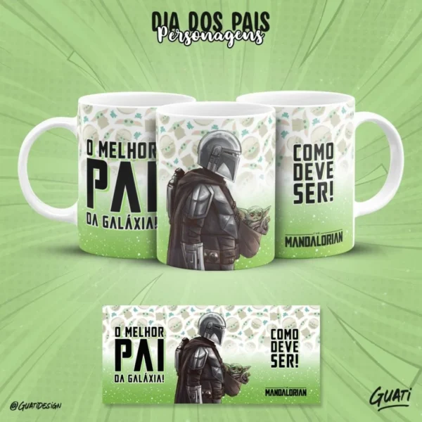 Dia dos Pais Personagens - Estampas Canecas - Imagem 13