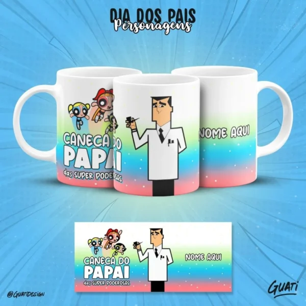 Dia dos Pais Personagens - Estampas Canecas - Imagem 15