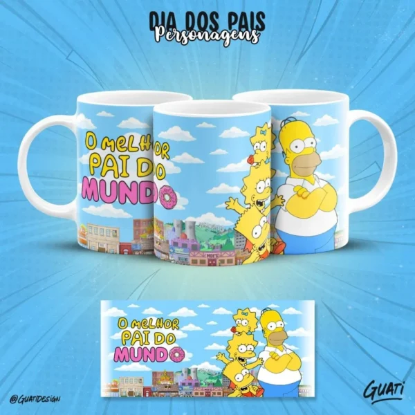 Dia dos Pais Personagens - Estampas Canecas - Imagem 16