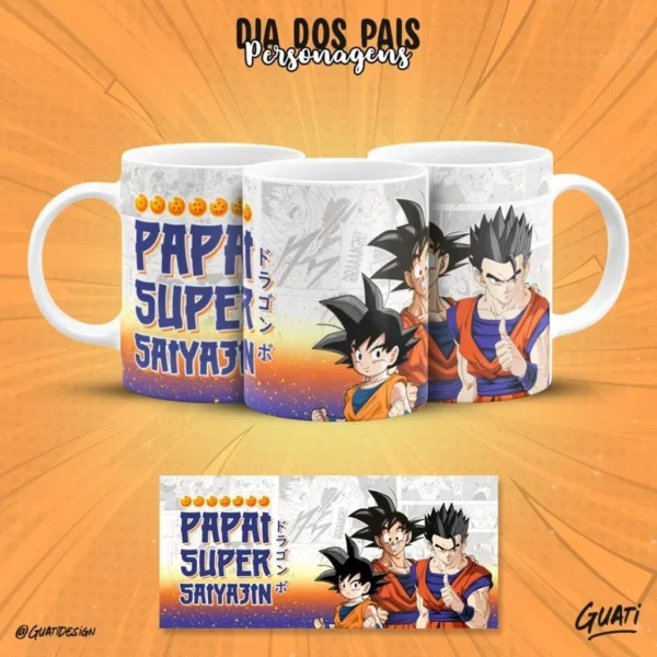 Dia dos Pais Personagens - Estampas Canecas - Imagem 6