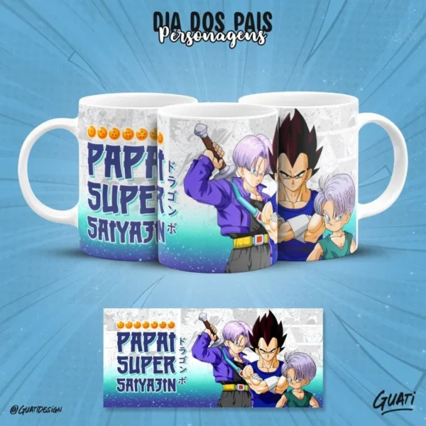 Dia dos Pais Personagens - Estampas Canecas - Imagem 7