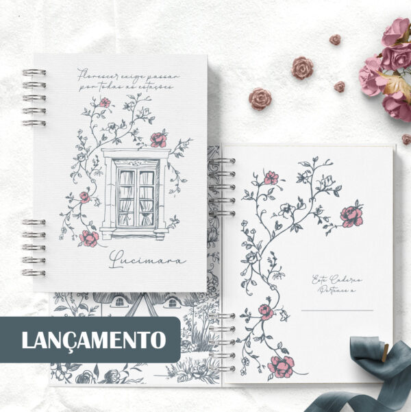 Kit 7 Capas e Miolo Pautado Coleção Refúgio Encantado (Bicho Papel)
