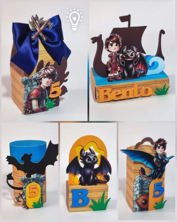 Como Treinar Seu Dragão – Kit Festa Pronta