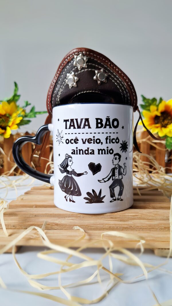 Tava bão, ocê veio, ficô ainda mió - Arte Avulsa Caneca