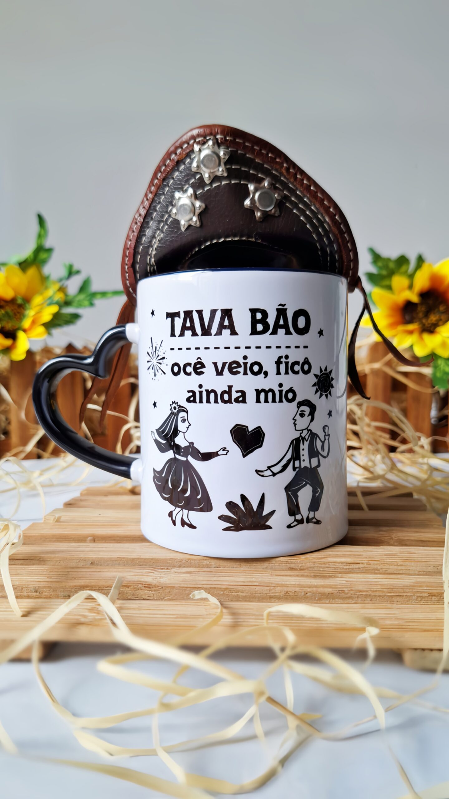 Tava bão, ocê veio, ficô ainda mió - Arte Avulsa Caneca