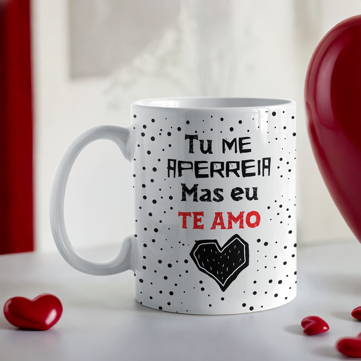 Tu me aperreia mas eu te amo - Arte Avulsa Caneca
