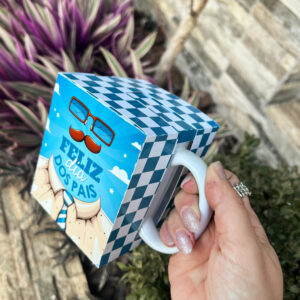 Caixa para Caneca – Dia dos Pais (Ilustracin)