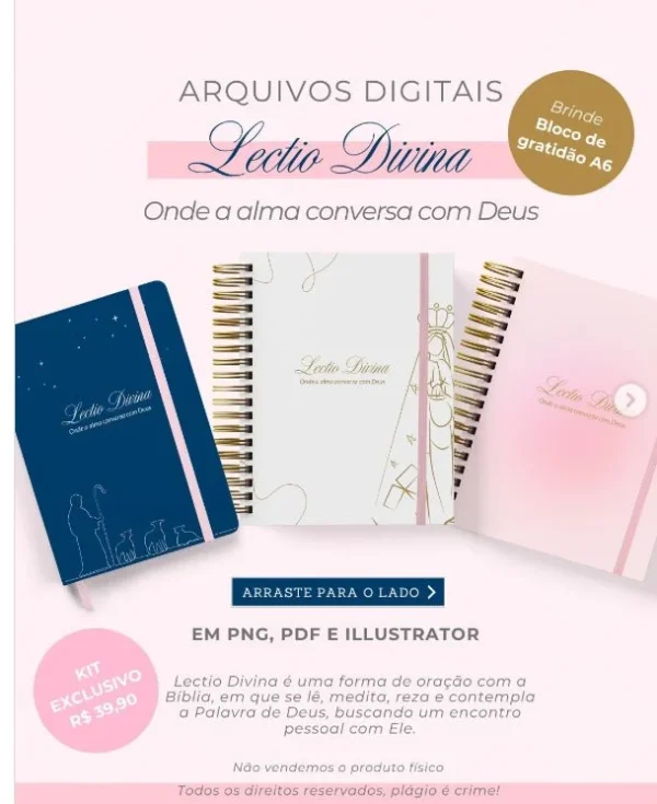 Kit Encadernação Léctio Divino