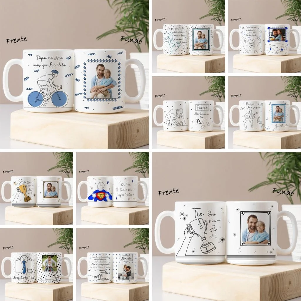 Pais em Linhas – Estampas Canecas