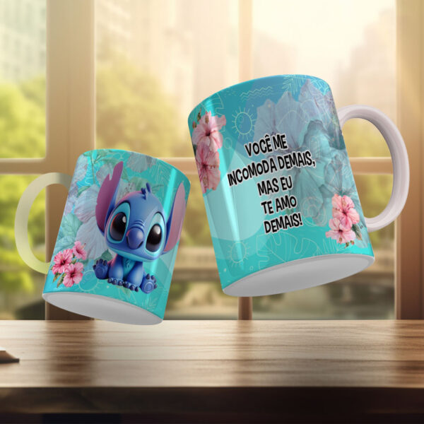 Stitch Frases – Estampas para Canecas - Imagem 2