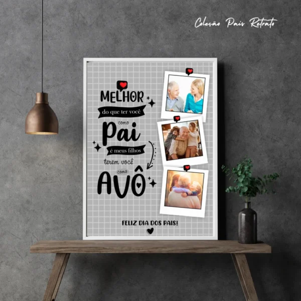 COMBO Pais Retratos – Artes para Quadros MDF - Imagem 9