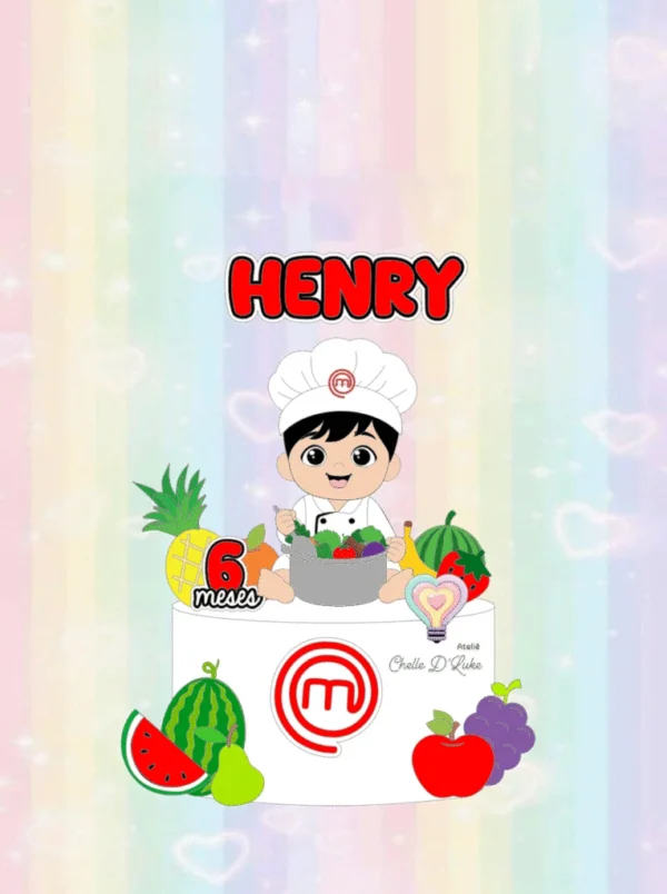 Master Chef Baby – Topo de Bolo