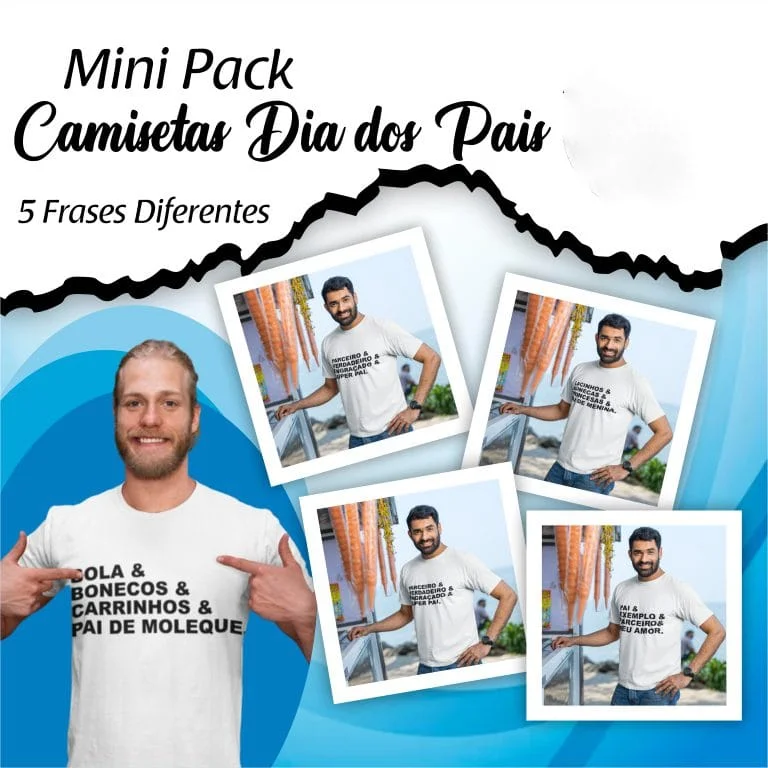 Mini Pack Estampas Camisas – Dia dos Pais