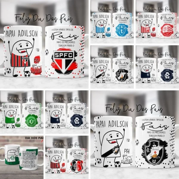 Artes Caneca Times Flork – Dia dos Pais - Imagem 3
