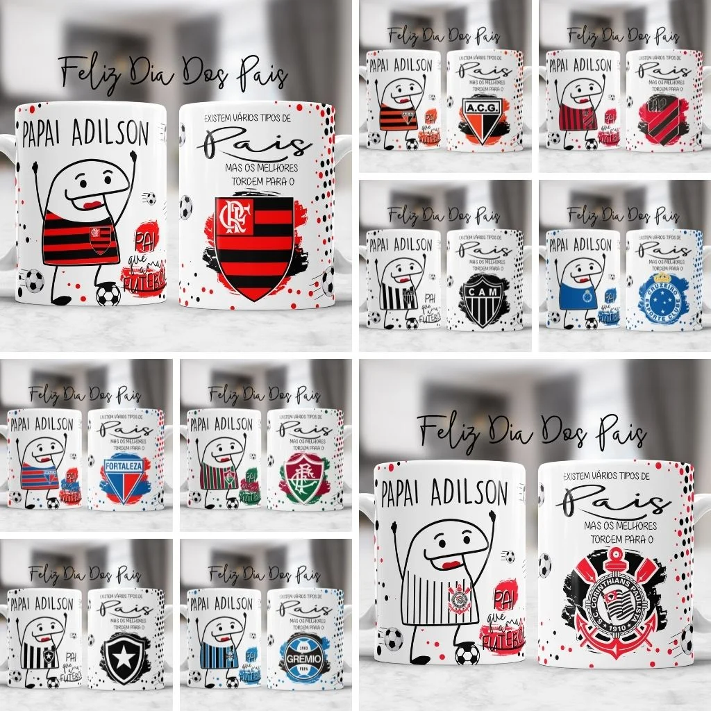 Artes Caneca Times Flork – Dia dos Pais