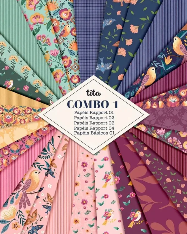 Pássaros – Combo Papéis 01 (Tita)
