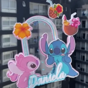 Stitch e Angel – Topo de Bolo