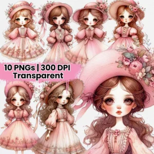 Boneca Spring Vintage – Kit Digital