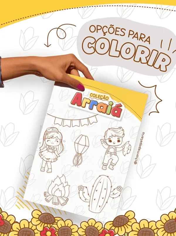 Arraiá Candy colors – Kit Digital - Imagem 4