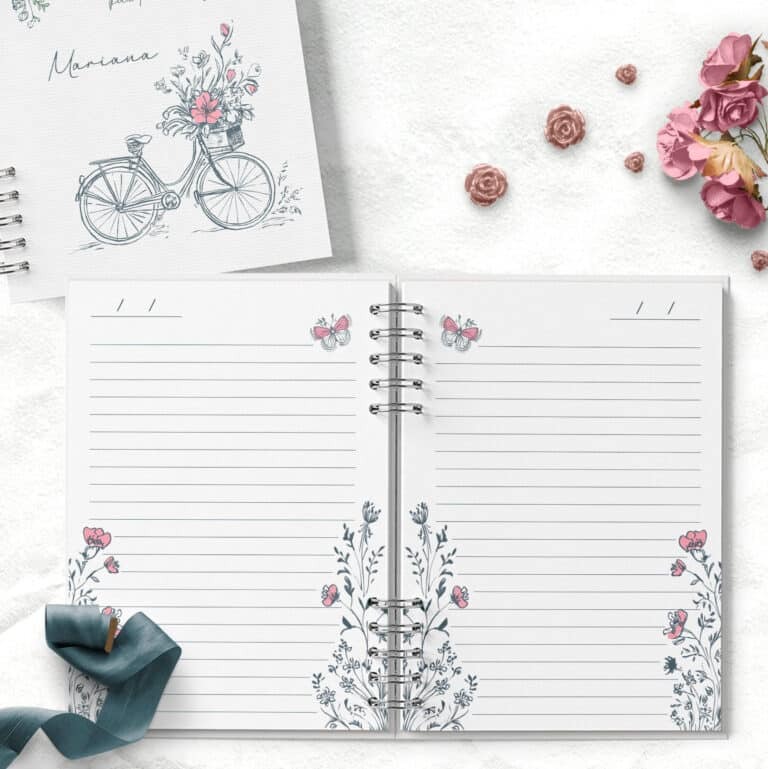 Kit 7 Capas e Miolo Pautado Coleção Refúgio Encantado (Bicho Papel) - Imagem 5