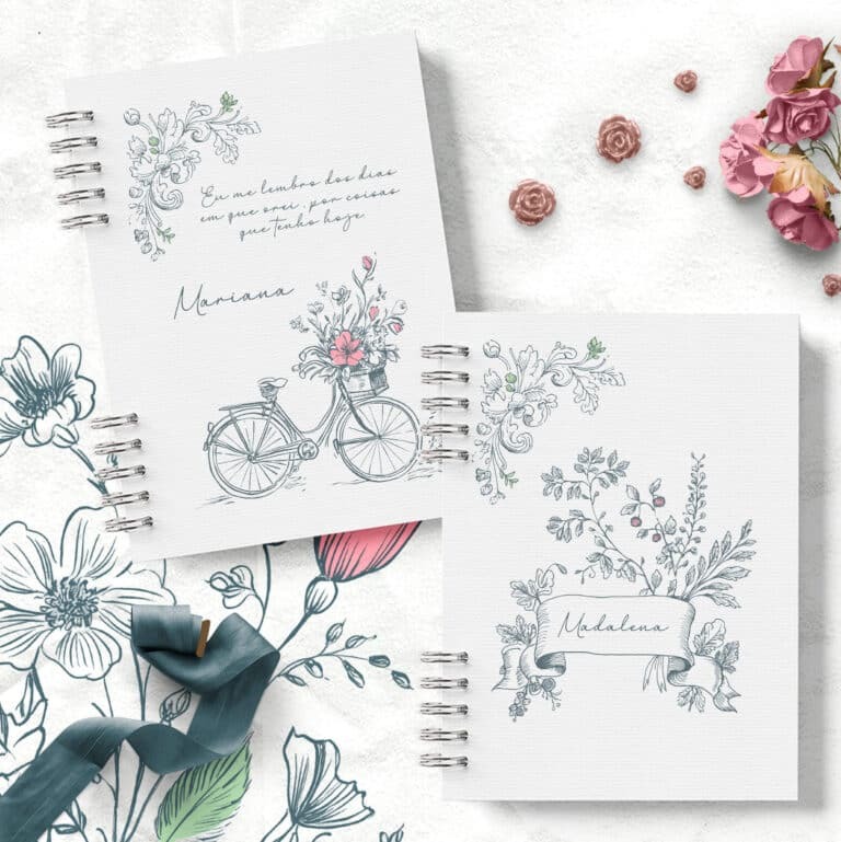 Kit 7 Capas e Miolo Pautado Coleção Refúgio Encantado (Bicho Papel) - Imagem 6