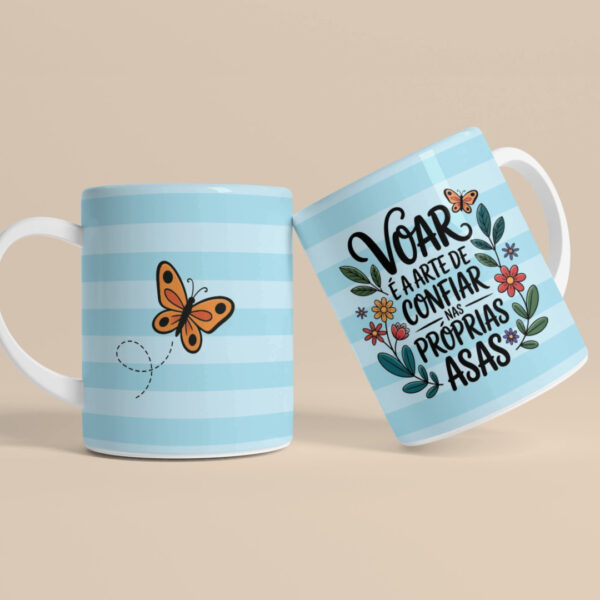 Canecas – Frases e Borboletas - Imagem 7