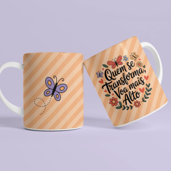 Canecas – Frases e Borboletas - Imagem 6
