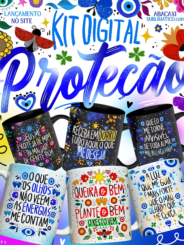 Coleção Proteção (Abacaxi Sublimatico)