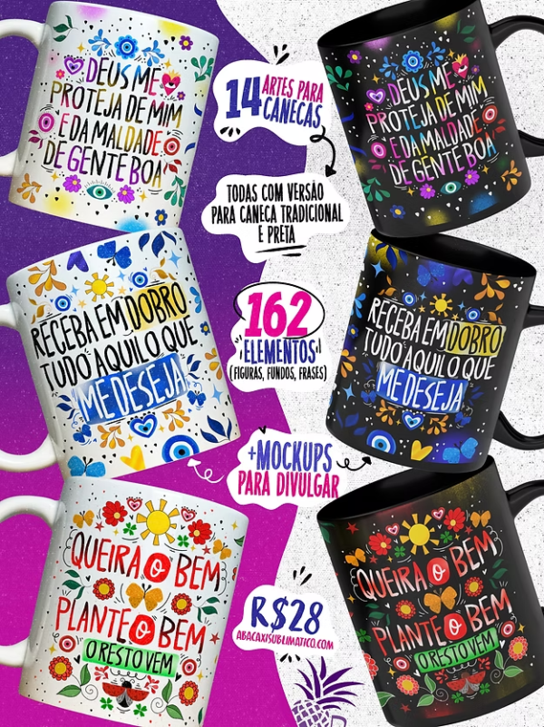 Coleção Proteção (Abacaxi Sublimatico) - Imagem 16
