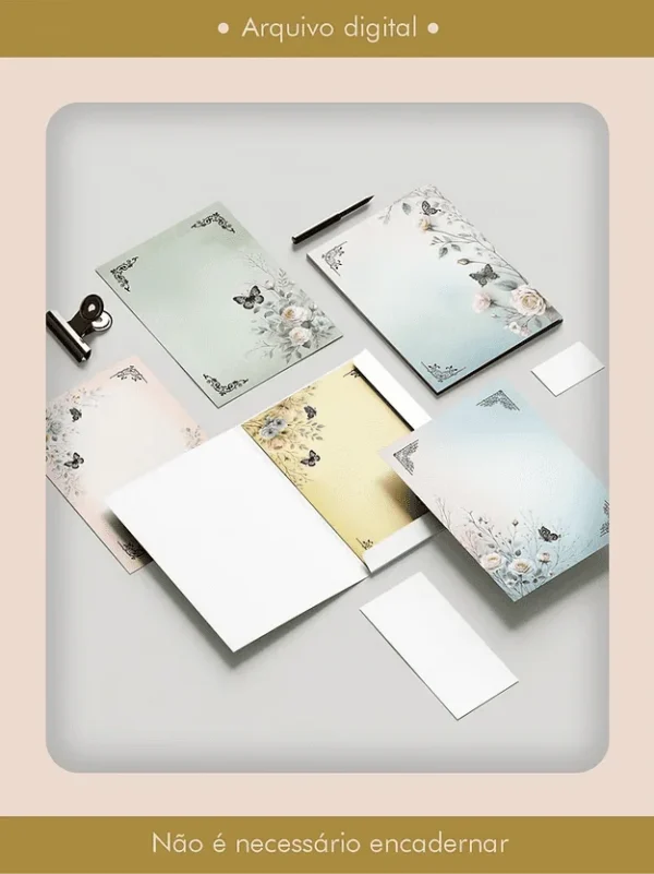 Papéis de Carta A5 - Freebie - Imagem 2