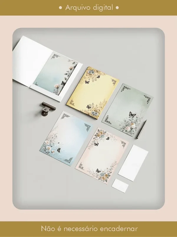 Papéis de Carta A5 - Freebie - Imagem 5