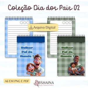 Miolo Bloco de Notas Dia dos Pais A6 M02