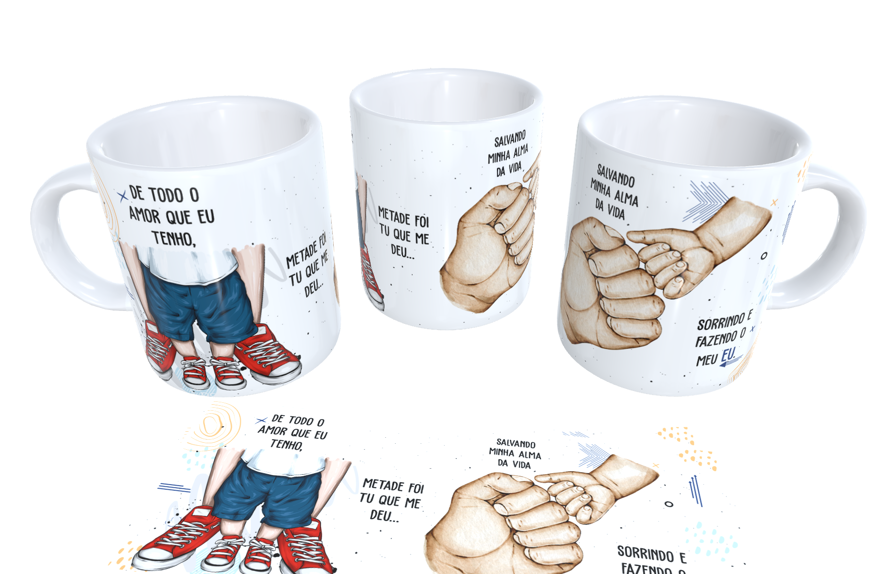 De Todo Amor que Eu Tenho – Arte Avulsa para Caneca – Dia dos Pais
