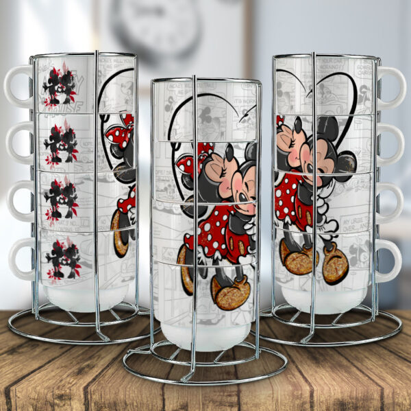 Estampas Torre Xícaras – Mickey e Minnie - Imagem 5