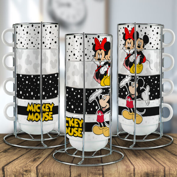 Estampas Torre Xícaras – Mickey e Minnie - Imagem 2